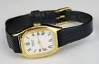 vintage Seiko Quartz womens watch battery Japan 2320-3320 D 2559 gold tone