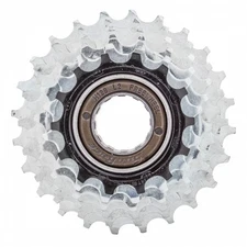 Sunrace MF-R2A 6-Speed Freewheel 14-24T Steel & Polymer Components for MTB &