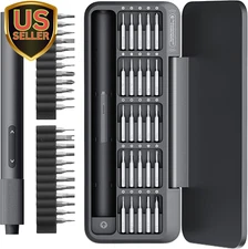 25+24 Extra S2 Steel Bits Electric Precision Screwdriver Set, Magnetic Storag...