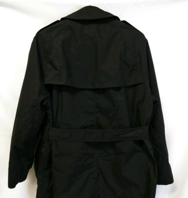 US Military Issue Womens All Weather Coat With Liner Size 14S Black ...