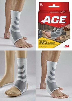 Ace Knitted Ankle Support, Medium, 1 Count (885222335587)