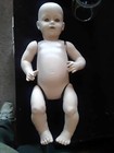 1986 Byron Molds Porcelain - Ceramic 20-24" Doll - Head, Body, Arms, & Legs. Kit