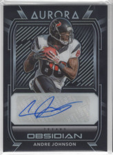 2020 Panini Obsidian Aurora Autographs #4 Andre Johnson Auto /50 - NM-MT