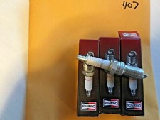  Champion Copper Plus Spark Plug 407 RS14LC - Set of 3 Plugs 