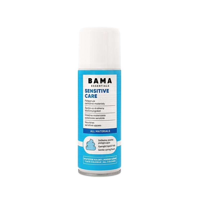 Bama Sensitive Care Conditioning Foam All Color Shoes Uppers Clean Protect Shine
