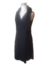 ANN TAYLOR LBD Black Wrap Dress - Size 6