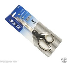 Performance Office Scissors 8in Stainless Steel Right or Left Hand Black or Blue