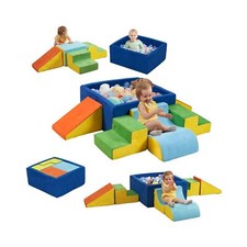 STAOLENE Soft Foam Climbing Blocks and Ball Pit 6PCS Toddler Climbing Toys In...