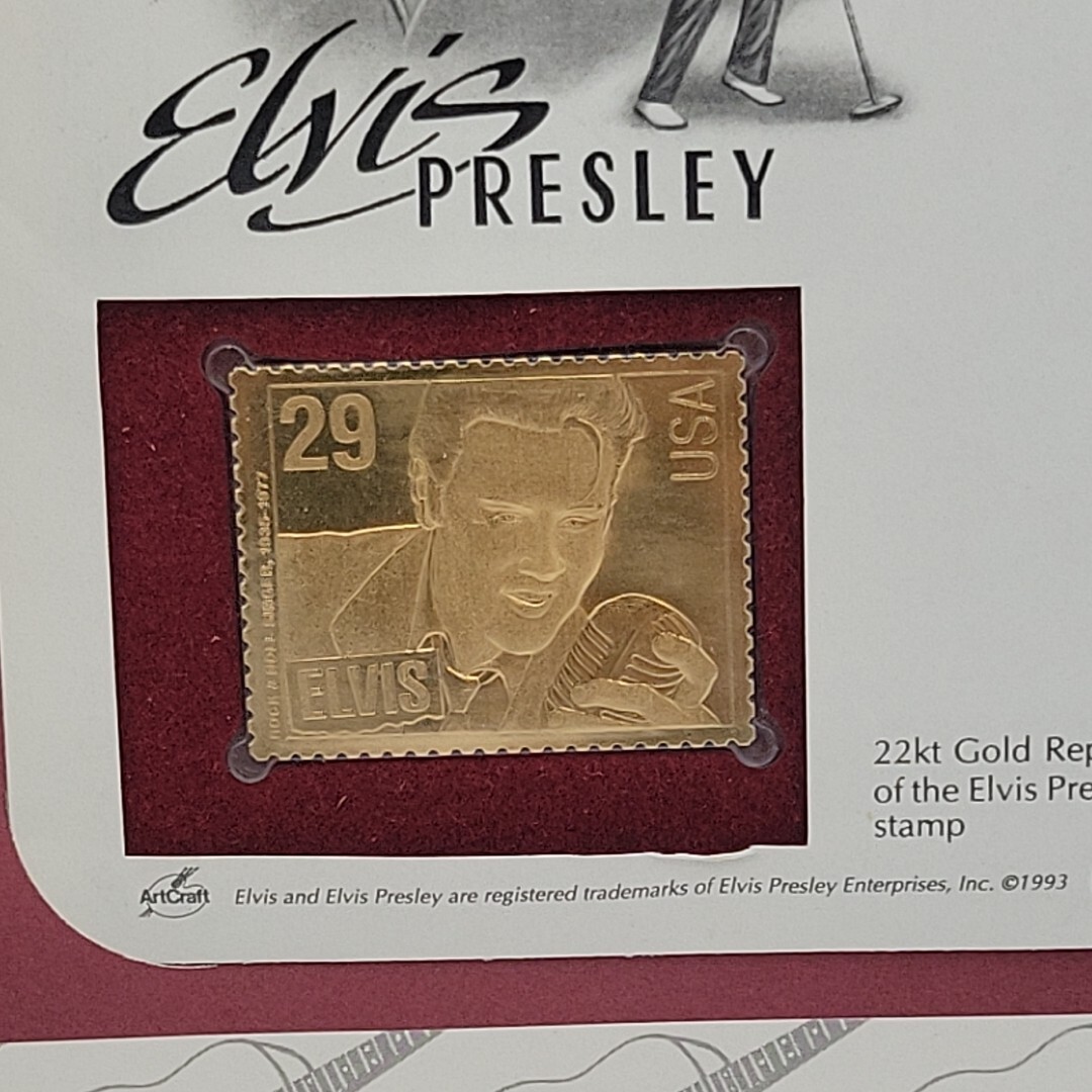 エルビスプレスリー記念スタンプ Elvis Presley Named 'Music Icon' With Postal Service