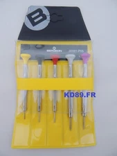 5 X Ergonomic Screwdriver Bergeon 30081-P05 for watchmakers SWISS MADE 
