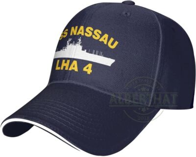 USS Nassau LHA 4 Men's Baseball Cap Adjustable Snapback Hats Unisex Hat