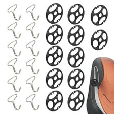 12X Car Seat Cover Chucks Plum Plate Metal Hook For Car Seat Cover Fixed