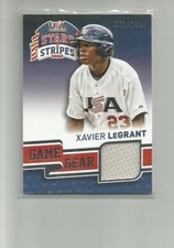 2015 USA Stars and Stripes Game Gear Materials #99 Xavier LeGrant  071/299  E46B