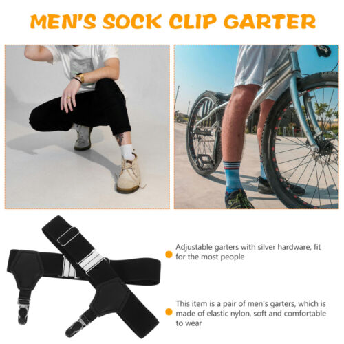 Delicate Socks Exqisite Adjustable Socks Garter Men Sock Suspenders Boy Male - Picture 11 of 12