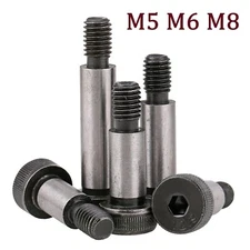 Hex Socket Cap Head Shoulder Roller Screw Bolt Hexagon M5 M6 M8 Grade 12.9 Steel