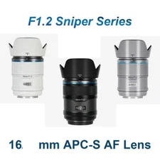 Sirui Sniper 16mm F1.2 Autofocus Camera Lens For Fujifilm X Nikon Z Sony E DHL