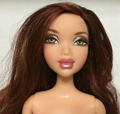 Barbie My Scene Snow Glam Chelsea Doll Auburn Red Highlighted Hair Rare