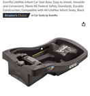 "NEW" Evenflo LiteMax 35 Infant Car Seat Base - Black
