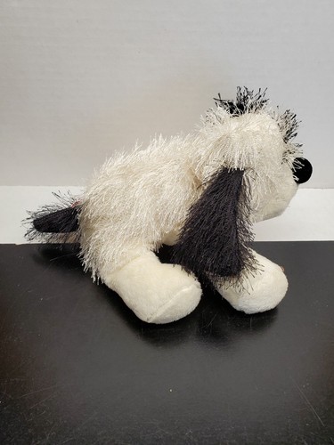 Ganz Webkinz 9 Inch B & W Cheeky Dog Plush - HM192 - NO CODE - Puppy - Picture 5 of 10