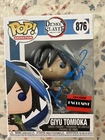 New Funko Pop! #876 Demon Slayer Giyu Tomioka AAA Anime Exclusive Signed