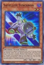 Yugioh! LP Satellite Synchron - LED6-EN025 - Super Rare - 1st Edition Lightly Pl
