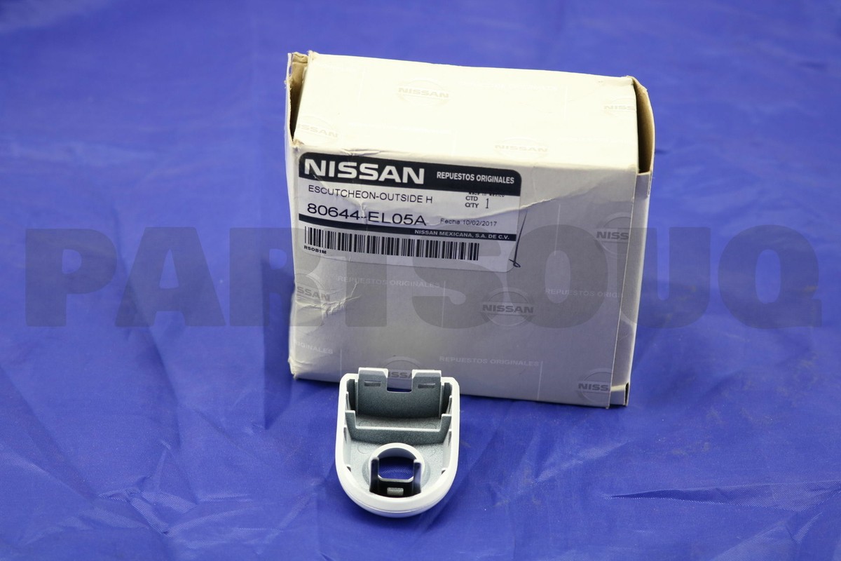 80644EL05A Genuine Nissan ESCUTCHEON-OUTSIDE HANDLE,FRONT DOOR, RH
