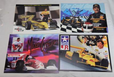 Indy Car Promo Card Lot of 4 Goodyear Rahal Rutherford Groff
