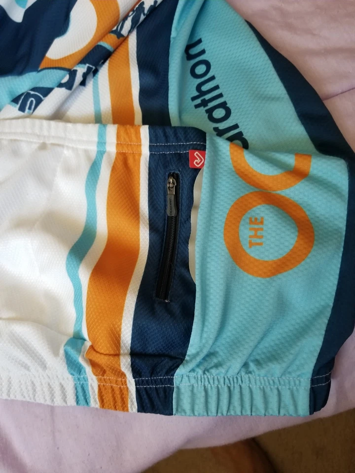 Camiseta deportiva de ciclismo ORANGE COUNTY Foto 3 de 4