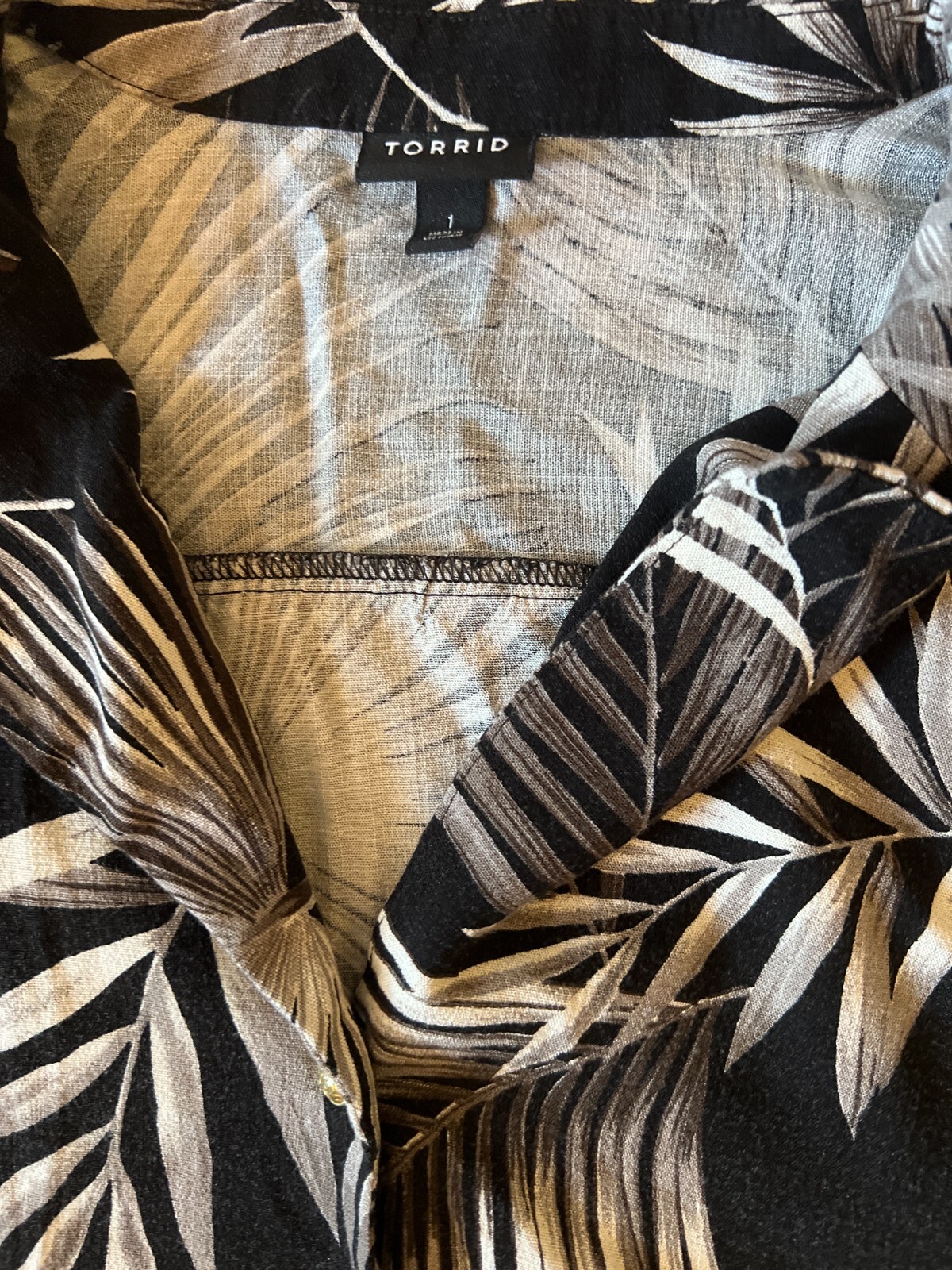 Torrid Mini Slub Button Front Collared Pocket Dre… - image 5