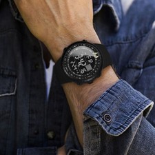 30M Waterproof Military Army Green Luminous Watch Digital Wrist Watch Men Black