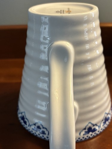 Portmeirion Sophie Conran Sophie Blue Pattern Mug, 4 3/8 High - 2 Available - Picture 3 of 5
