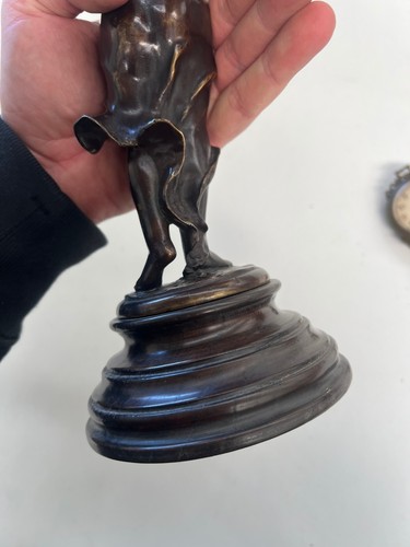 ANTIKE MYSTERY UHR AUS BRONZE - Bild 10 von 18