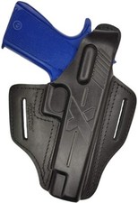 B23 Leder Holster f&uuml;r Smith & Wesson 1911 SW S&W G&uuml;rtelholster schwarz VlaMiTex