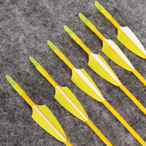 6/12pcs 31" Archery Fiberglass Arrows Target Practice Recurve Bow Hunting - Bild 21 von 49