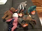 Vintage TY Beanie Baby McDonalds Beanies Mini Plush Stuffed Animal -  Lot D