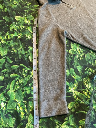 OLD NAVY Boys SZ S 6/7 Gray Long Sleeve Fleece Quarter Zip Pullover_3540 - Picture 3 of 5