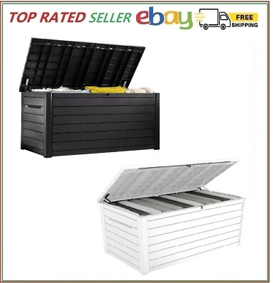 Keter Large 230 Gallon Outdoor Storage Deck Box Patio Weatherproof Resin Plastic