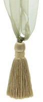 DÉCopro Quasten Raffhalter TBORGNZ4, Farbe A8 Dunkel Sand Beige, Set 10