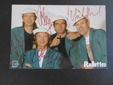 The Rubettes Autogramme full signed 10x15 cm Postkarte 