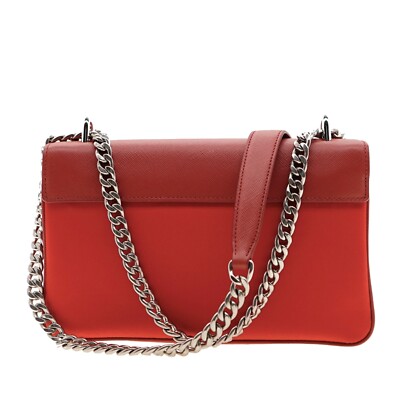 Prada Chain Crossbody Shoulder Bag Saffiano Leather And Prada Chain Crossbody Shoulder Bag Saffiano Leather And