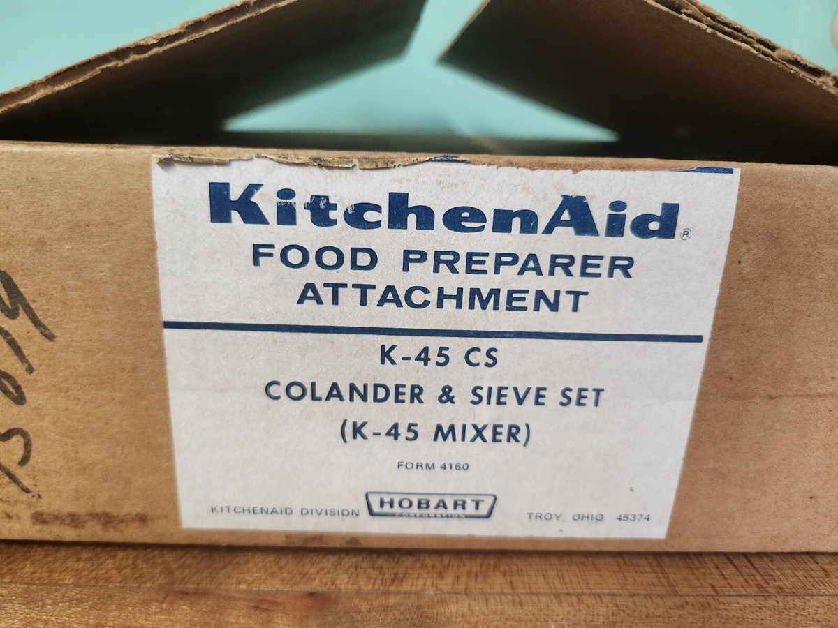 Vintage KitchenAid Hobart Colander & Sieve for K45 & K45SS 4.5 Qt