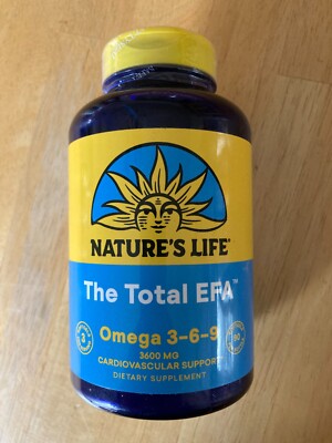 Natures Life The Total EFA Fish Oil Omega 369 Organic Flaxseed & Borage Oils 90