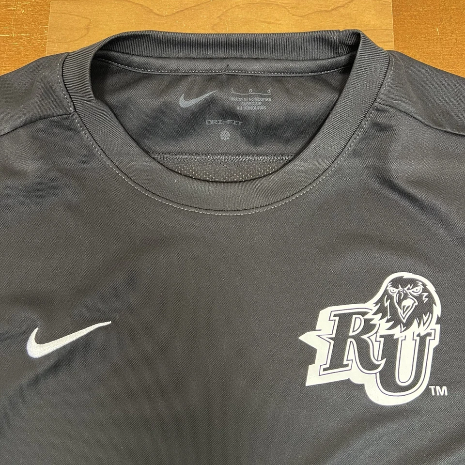 Rowan Profs Shirt Mens Large Black Short Sleeve Dri Fit Nike - Image 2 of 4