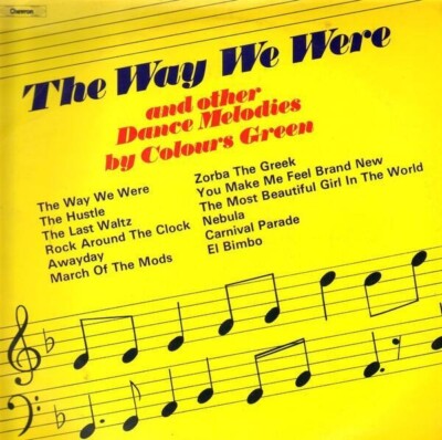 Colours Green The Way We Were NEAR MINT Chevron Vinyl LP