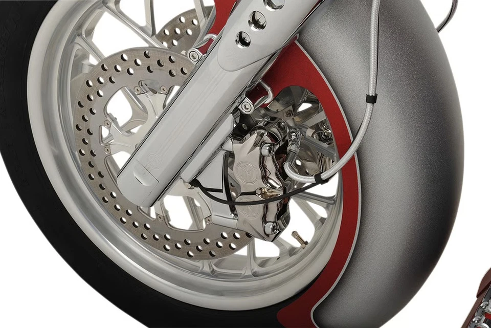 Performance Machine Radial Mount Front/Left Brake Calipers - Chrome Motorcycle - Image 4 of 4