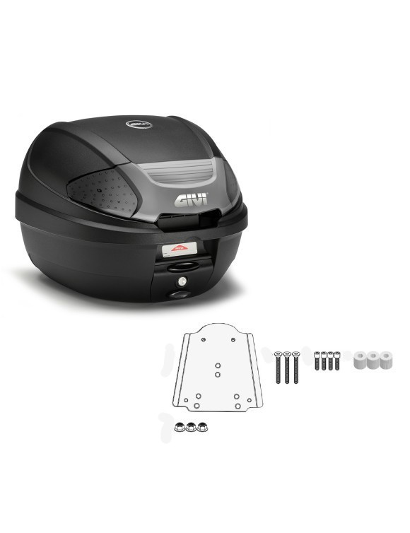 GIVI Kit Completo con Bauletto e Attacchi per Liberty 50-125-150-200 (SR5611+E30