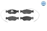 Meyle Bremsbelagsatz, Scheibenbremse 025 214 3017/W FüR Peugeot