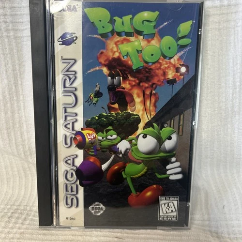 Sega Saturn Game Bug Too! CIB Complete
