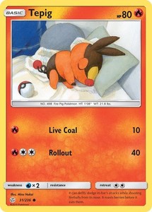 Tepig 31/236 Cosmic Eclipse Common