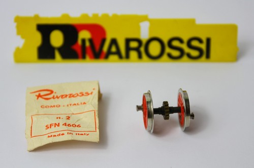 RIVAROSSI SFN 4606 ASSE con RUOTE MOTRICI ROSSE Ø 15 per LOCO FS Gr 851 Art 1117 | Zustand: Usato